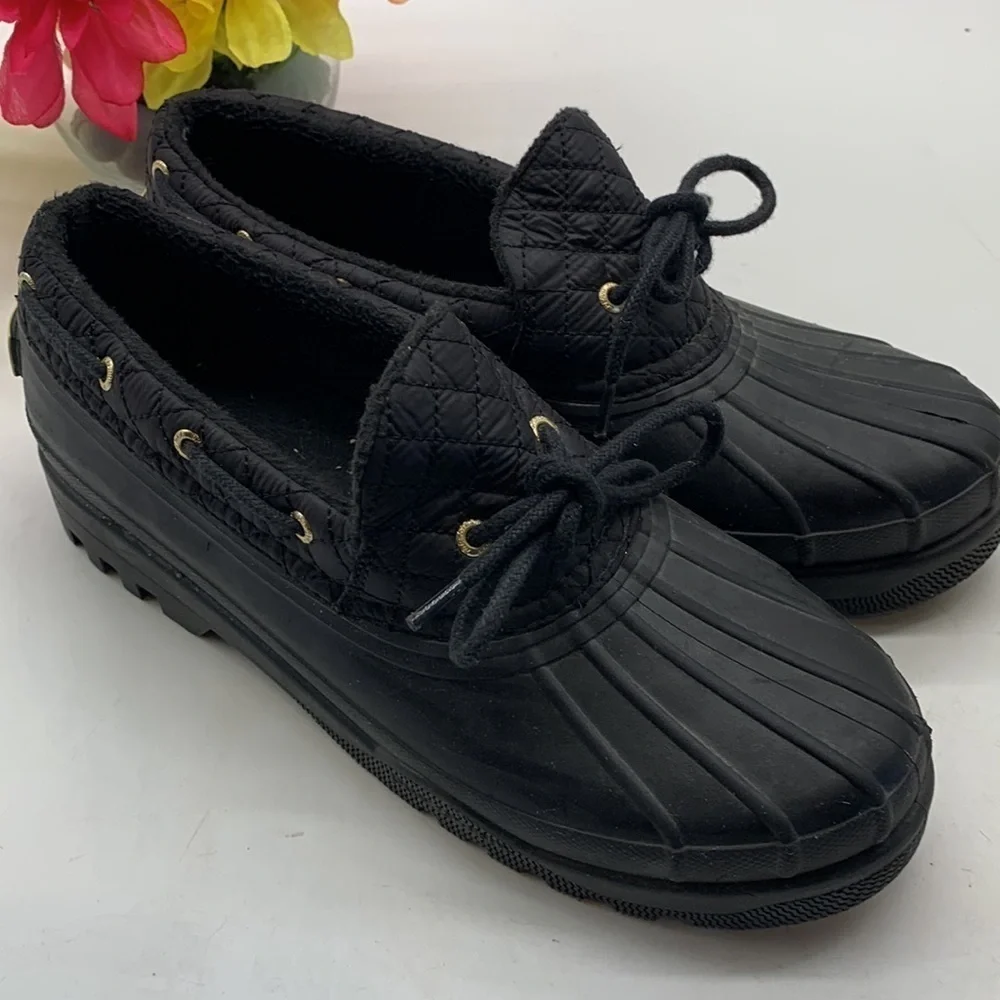 Sperry Top sider Vintage Waterproof Ankle Rain Boots Sz 10 STS95272. SPR0351